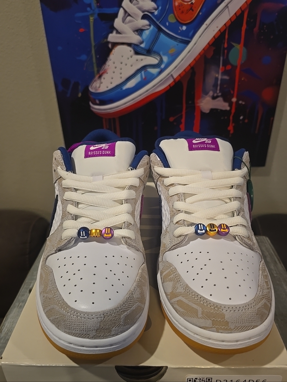 Rayssa Leal x Nike Dunk SB Low White - Picture 2 of 8